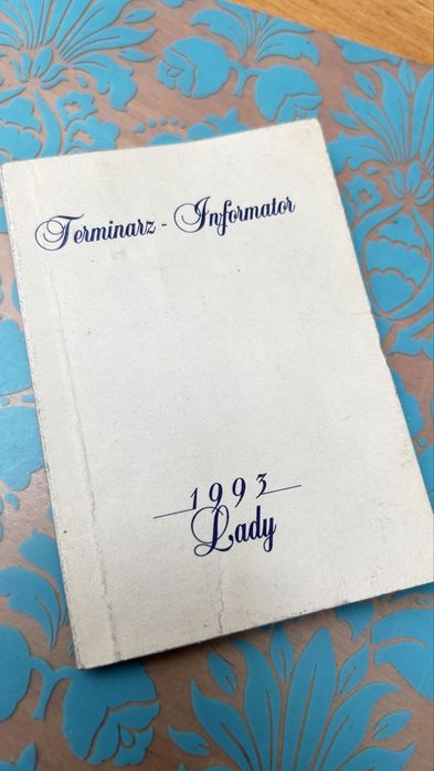 Kalendarz kieszonkowy 1993 terminarz informator oryginał PRL