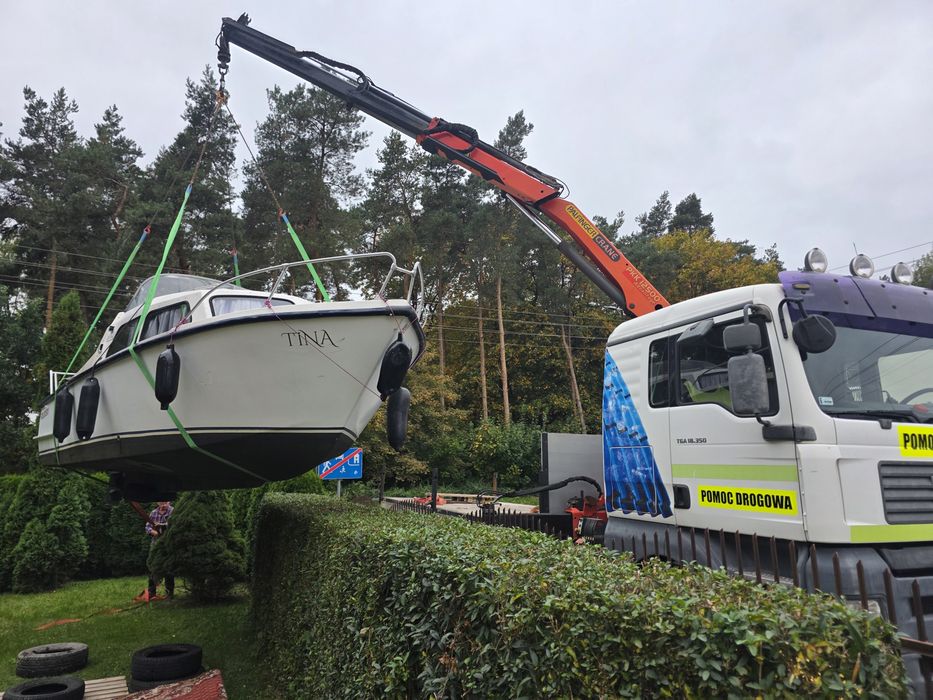 Usługi transportowe HDS + Widły, transport żuraw