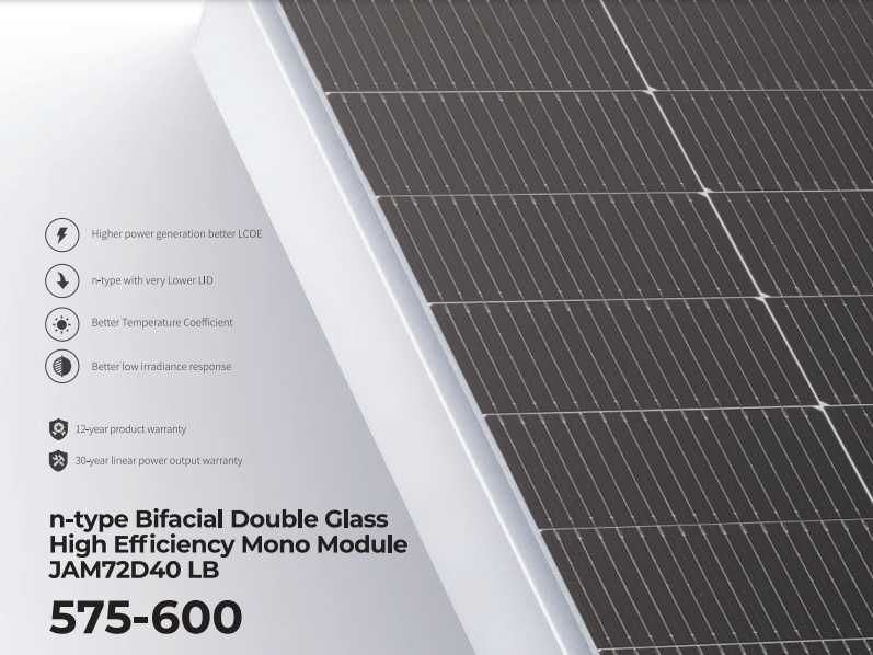 paineis jasolar 590w, bifacial , Novos!