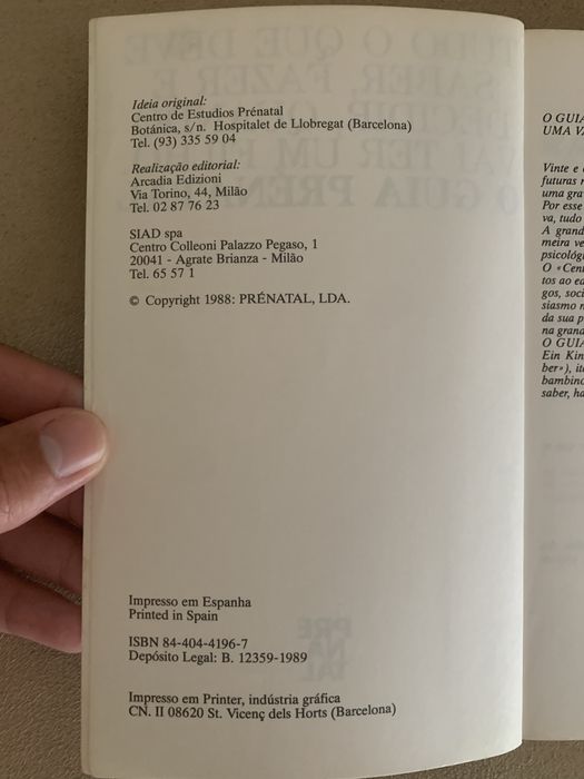 Livro “O Guia Prenatal”