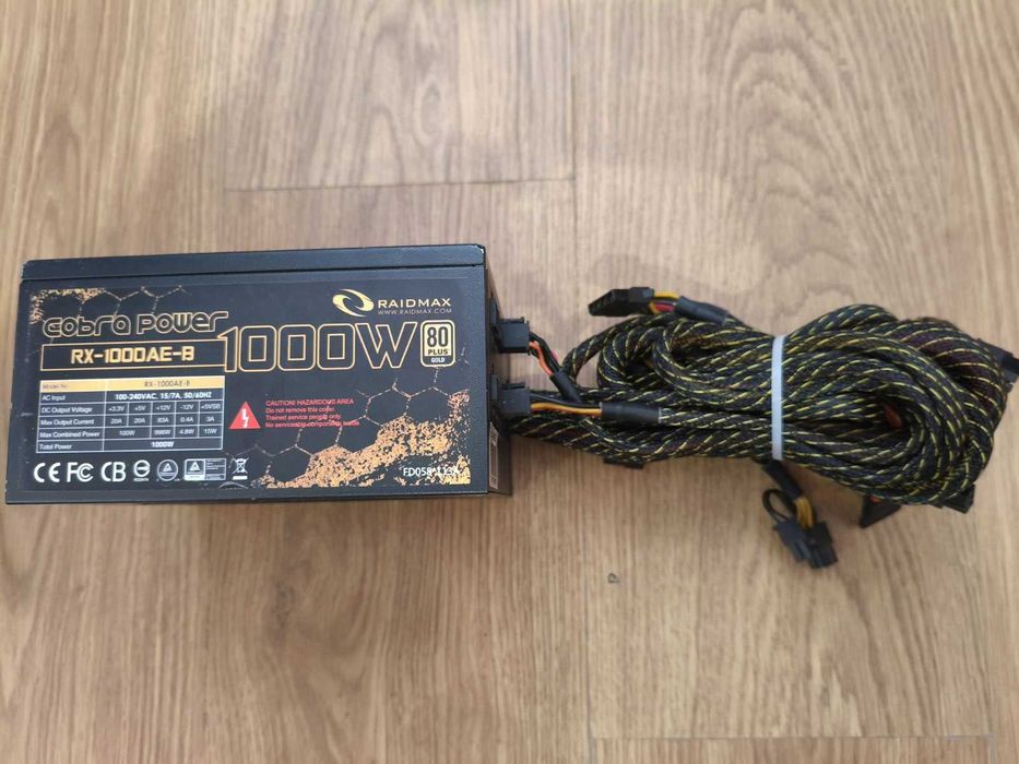 Raidmax cobrapower 1000W GOLD