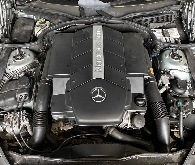 Silnik 5.0 V8 M113 113.963 113963 306 KM tylna miska OE Mercedes SL R230 W230 SL500 przebieg 176t/km