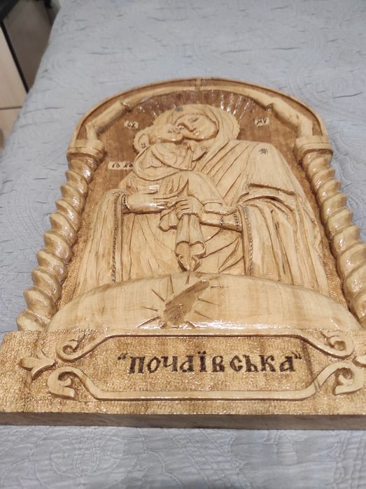 Ікона Почаївська ,ручної роботи