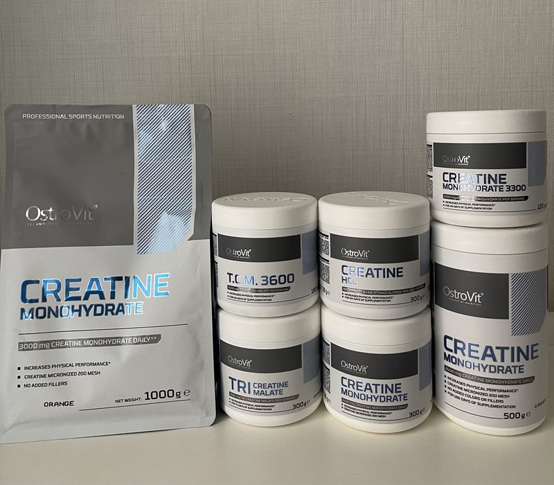 Креатин Островит Ostrovit Creatine 300г, 500г, 1кг, HCL, TCM, Акція