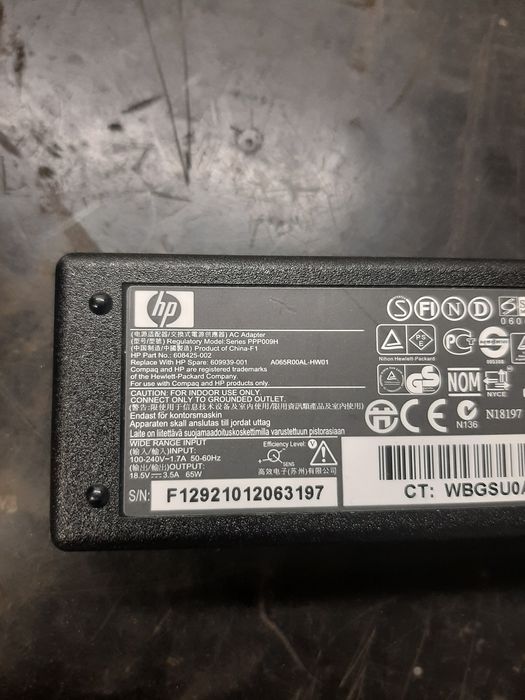 Original HP PC Chargers / 3 Different Types / New424127170179901443