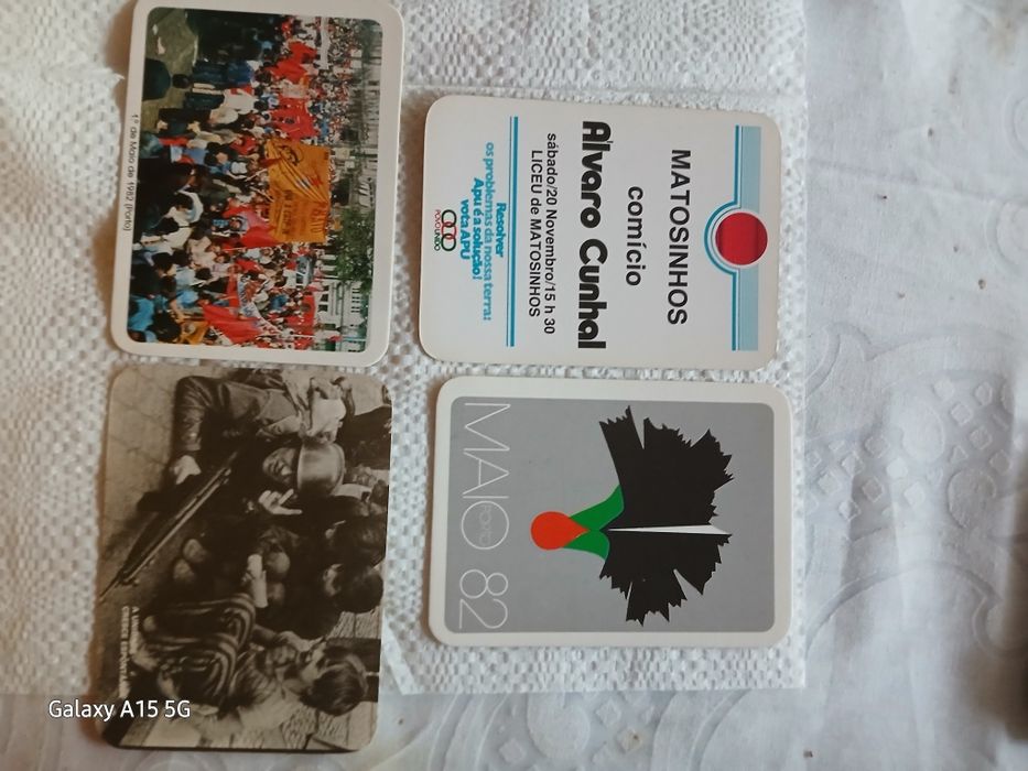Calendários antigos anos 80,90