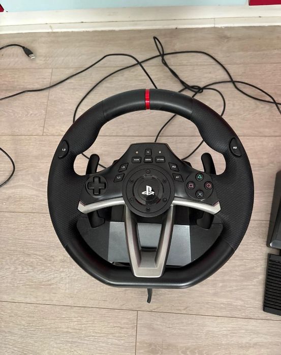 Volante licenciado oficial PlayStation
hori rwa racing wheel apex na caixa