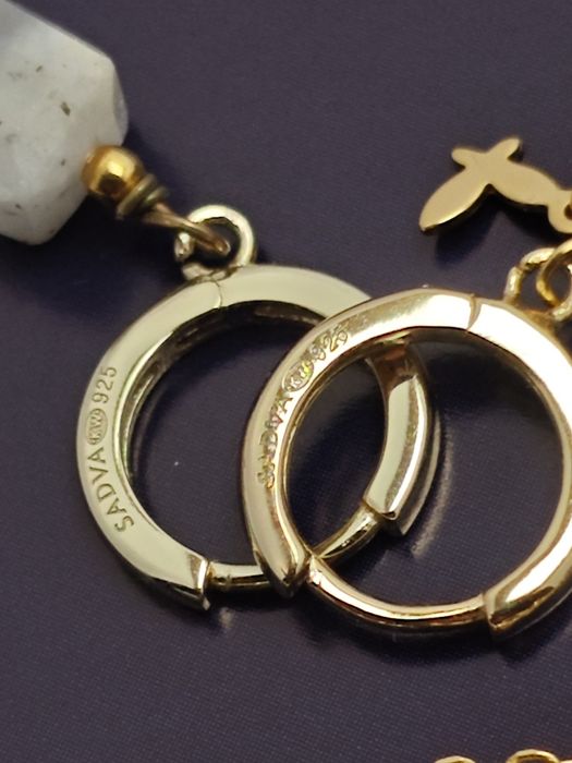 Komplet biżuterii Sadva srebro 925 z akwamarynem