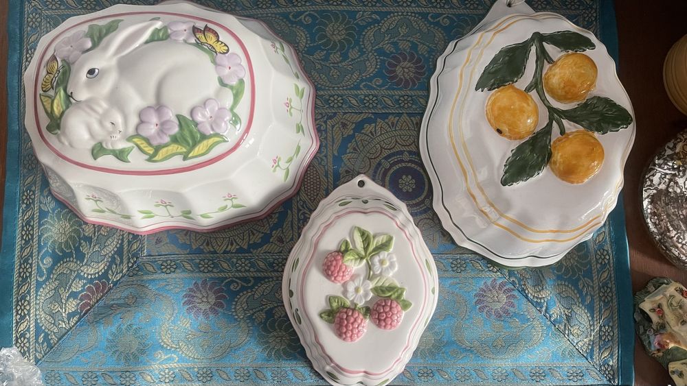 керамічних форм для желе або випічки Franklin Mint Le Cordon Bleu