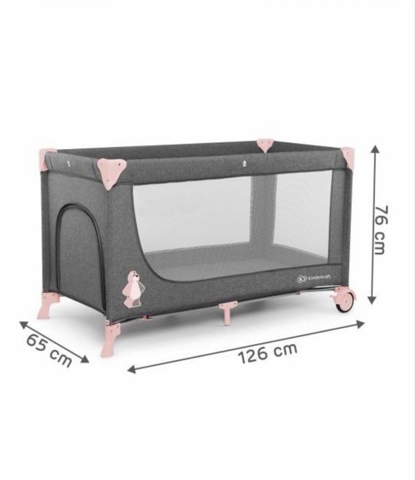 Berço / Cama de Viagem Kinderkraft – Estado Impecável