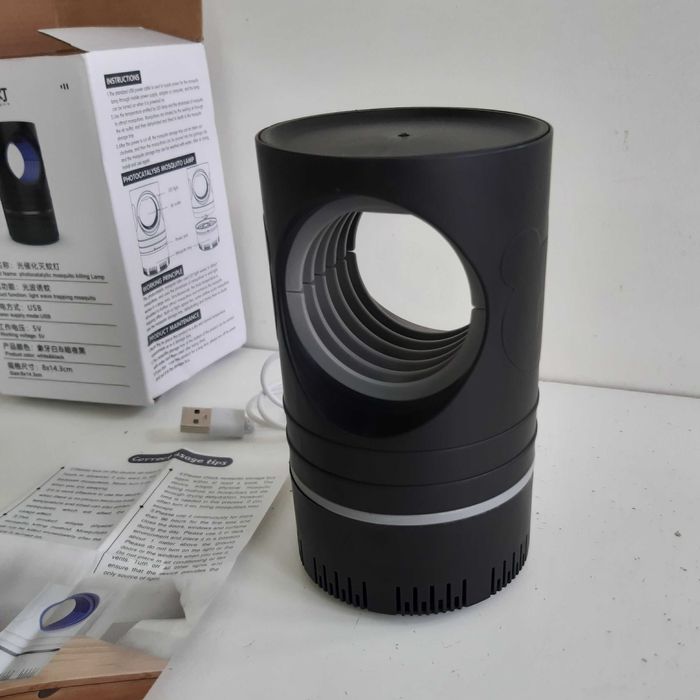 Armadilha Captura Melgas Mosquitos Novo Luz Led UV 368nm USB