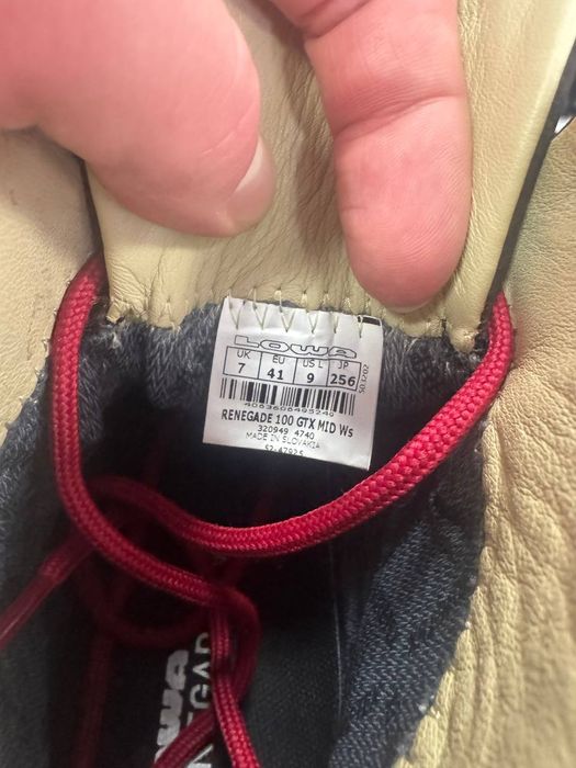 ОРИГІНАЛ 100% Кросівки Черевики Lowa RENEGADE 100 GTX MID WS 41