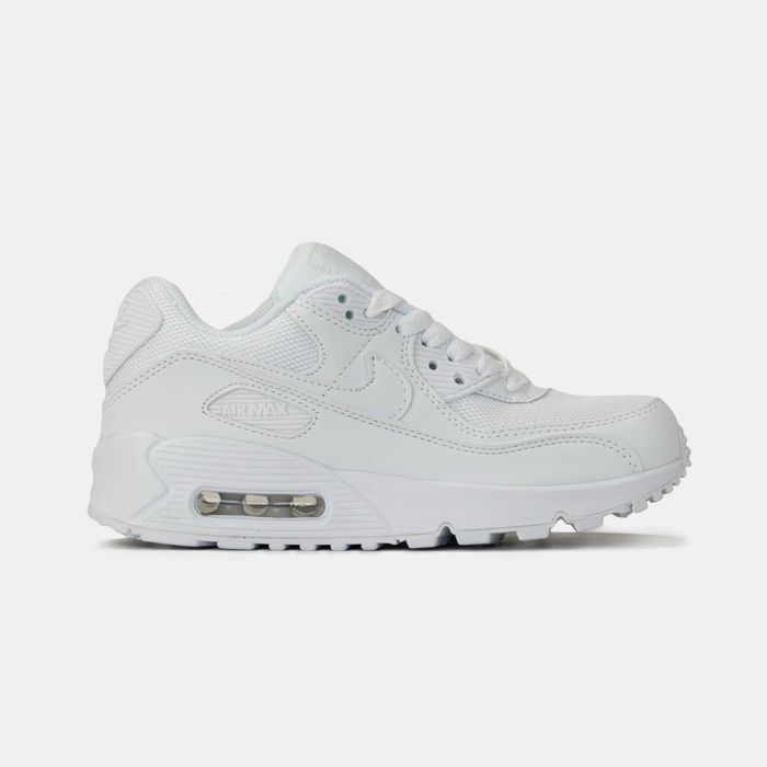 Женские кроссовки Nike Air Max 90 "White" #art1084. Размеры 36-40