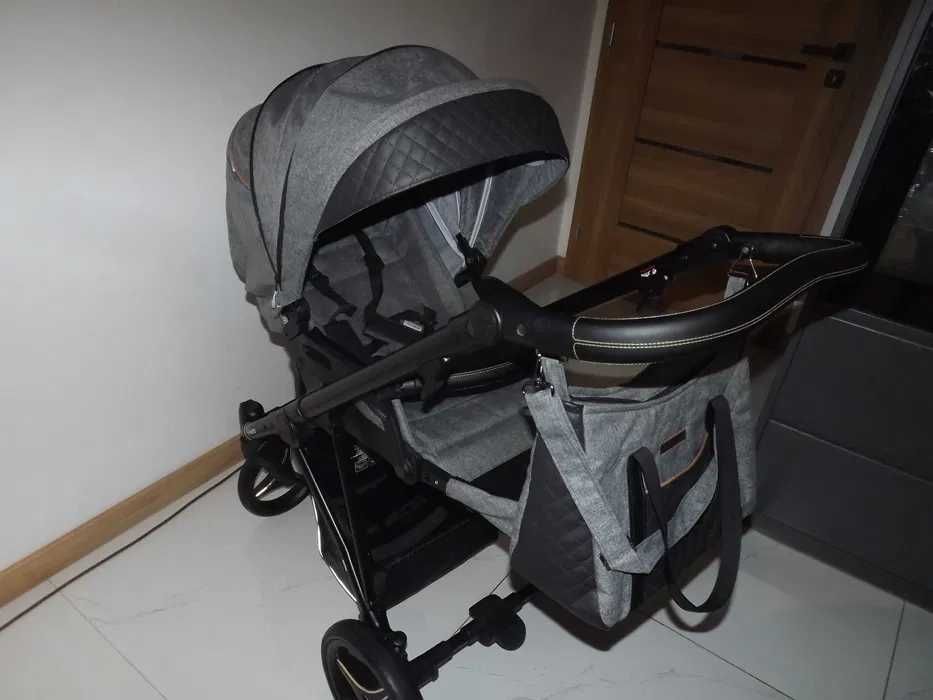 Bebetto flavio 3w1 Super stan Szary Fotelik Cybex Super amortyzacja