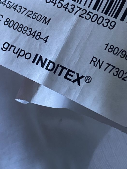 Zara білосніжна лляна сорочка белая льняная