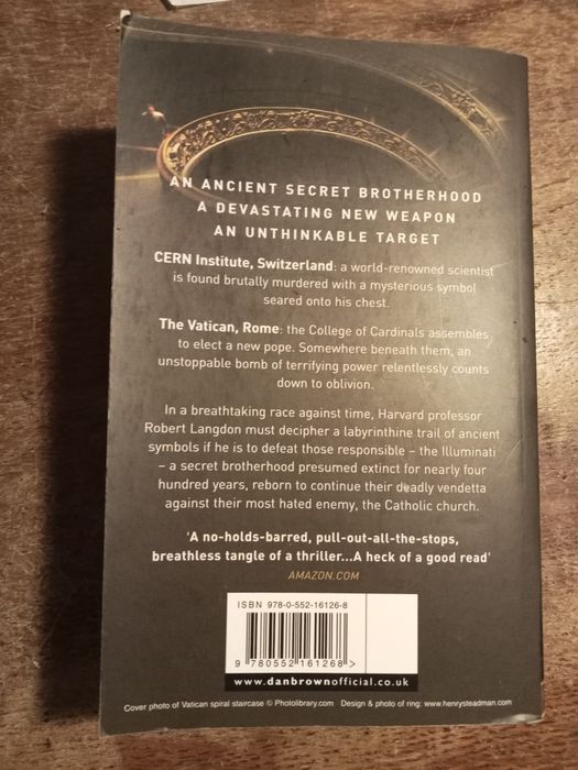 Angels and Demons, Dan Brown