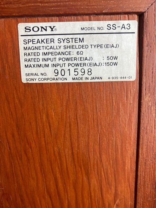 Sony ss a3 la voce