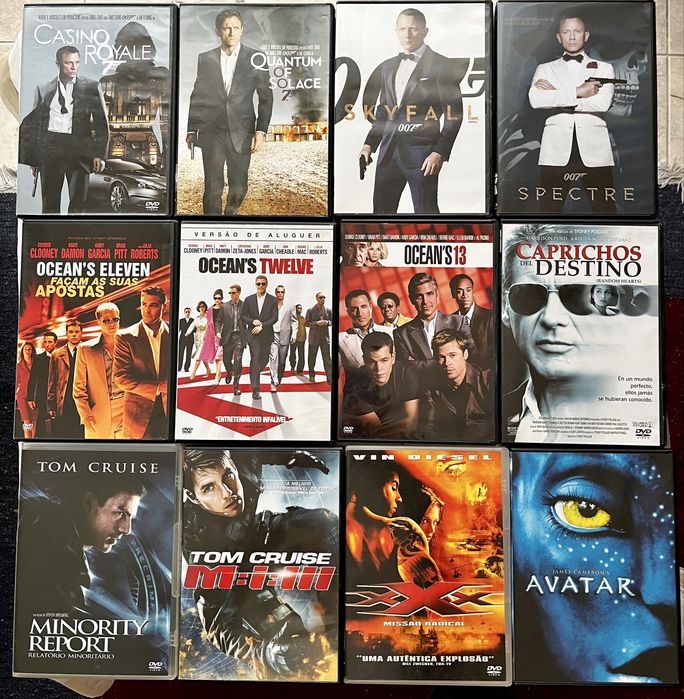 Filmes DVD desde 5€ Originais com selo IGAC