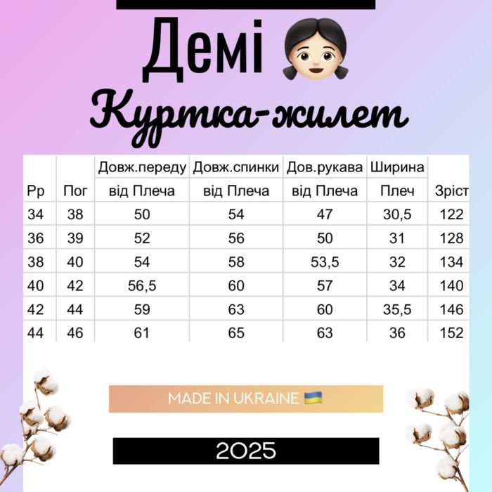 Куртка жилет трансформер дівчинка демісезон