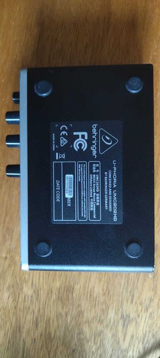 Interface USB Behringer U-Phoria UMC202HD