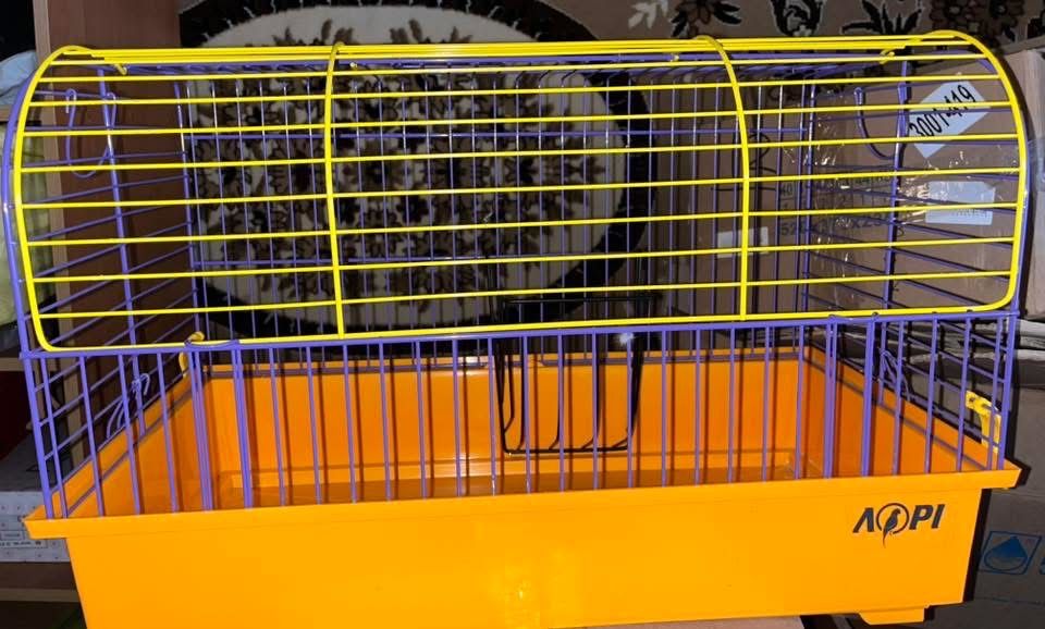 Клітка для кролика з сінником