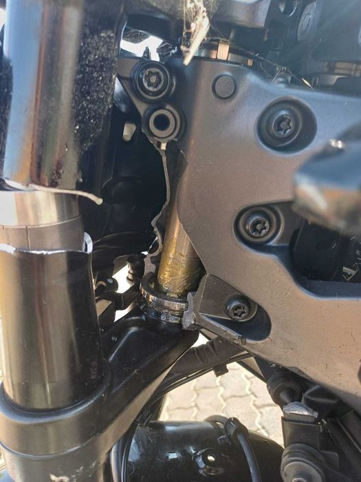 Yamaha MT09 Acidentada