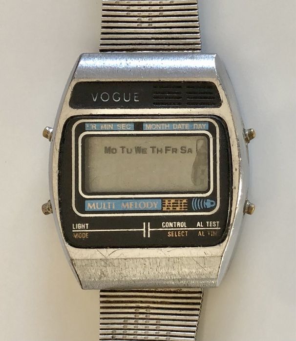 Retro zegarek elektroniczny Vogue Multi Melody jak Montana melodyjka