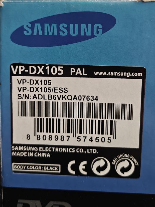 Камкодер Samsung VP-DX105