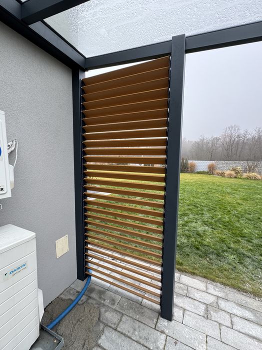 Lamele ruchome tarasowe ( aluminiowe i drewniane )