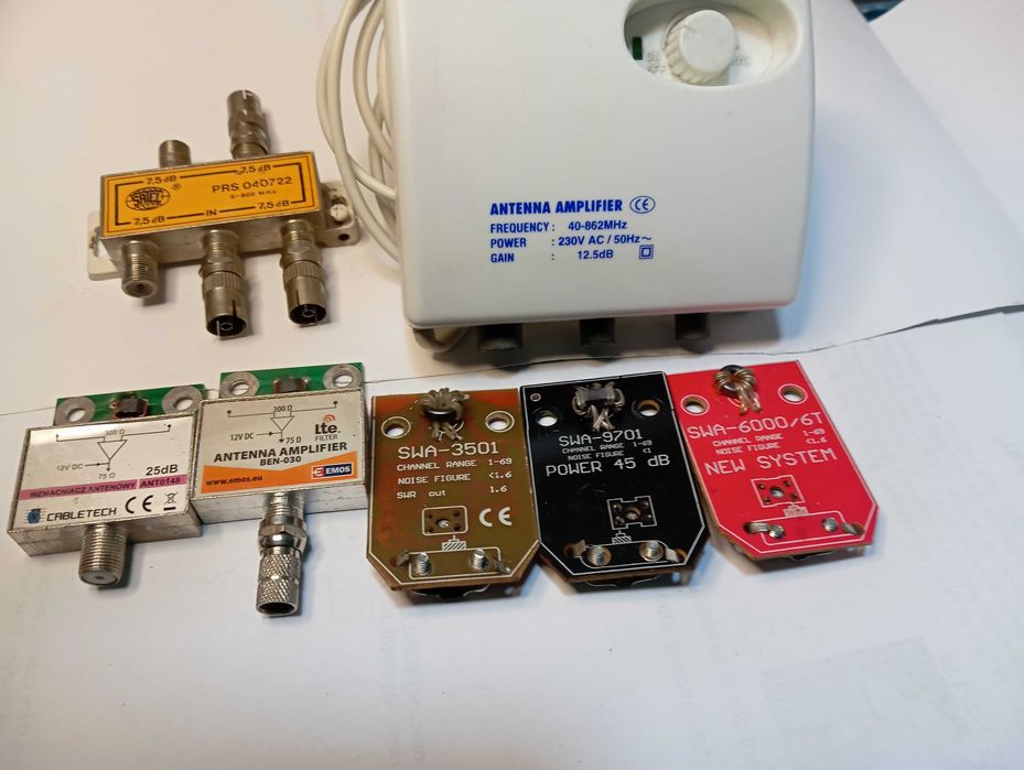 komplet wzmacniaczy antenowych