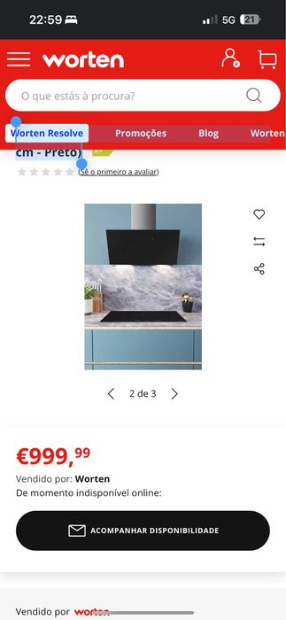 Exaustor SMEG de parede  KICV90BL (580 m3/h - 89.8 cm - Preto)