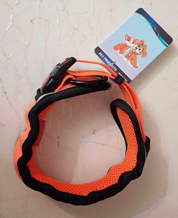 Ошейник для собаки светоотражающий новый