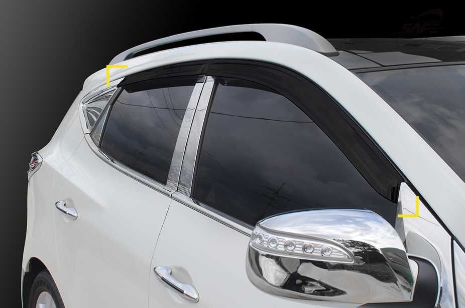 Вітровики Hyundai IX35 IX 35 Дефлектори вікон Ветровики