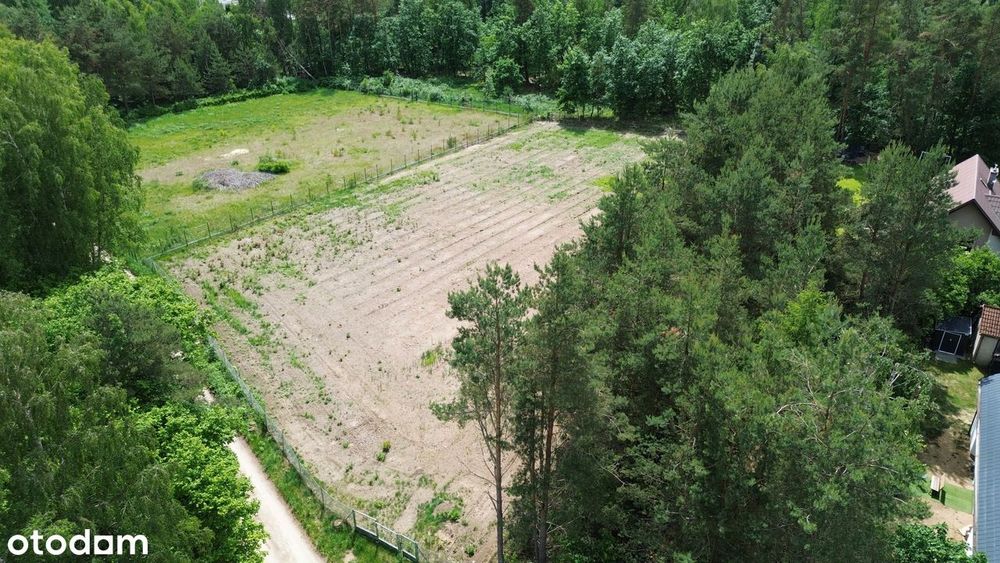 Działka budowlana 200m od jeziora, możliwość podziału pod 3 bliźniaki