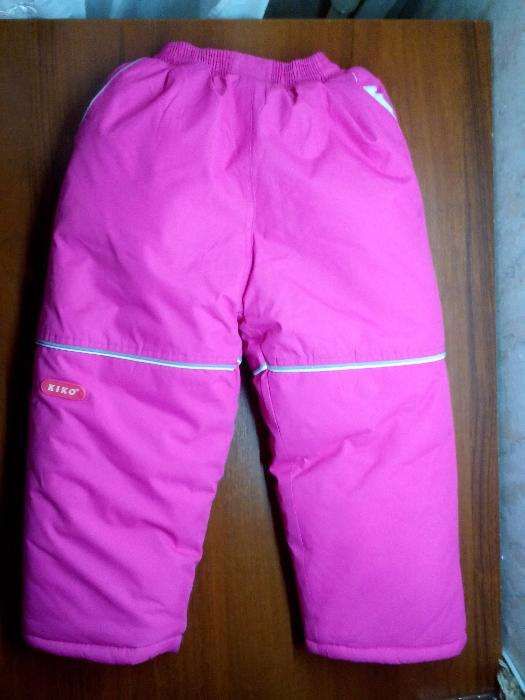 Штанишки зимние на девочку (на пуху) Новые Брюки зимние на девочку