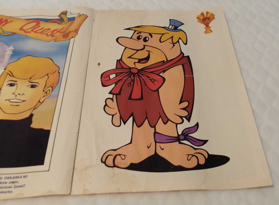 Plakat Fred Flinstone, 28,5cm x 40,5cm (Kolekcje. Plakaty)