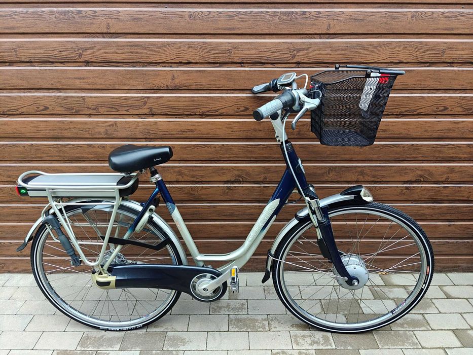 Rower elektryczny GAZELLE ORANGE EXCELLENT 1700 KM 11,4 ah 36v 53cm . Nowy koszyk na kierownicę gratis!!!