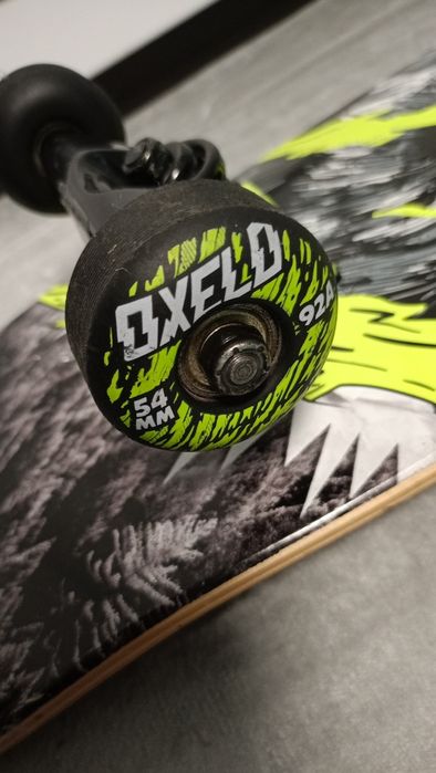 Deskorolka oxelo skate MID 5 Wolf green