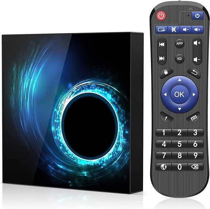 BOX android 4K IPTV FULL 4GB Ram-32GB Memória NOVAS