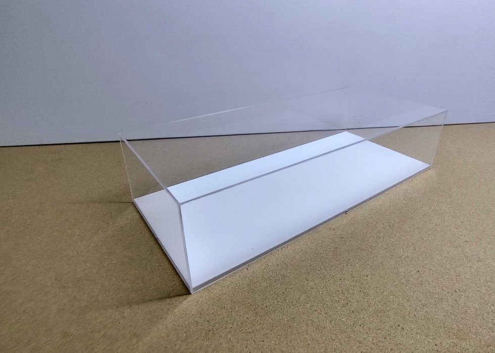 Caixas acrílico proteção de artigos