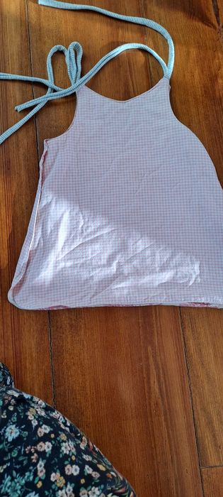 Vestido reversível 12/18m