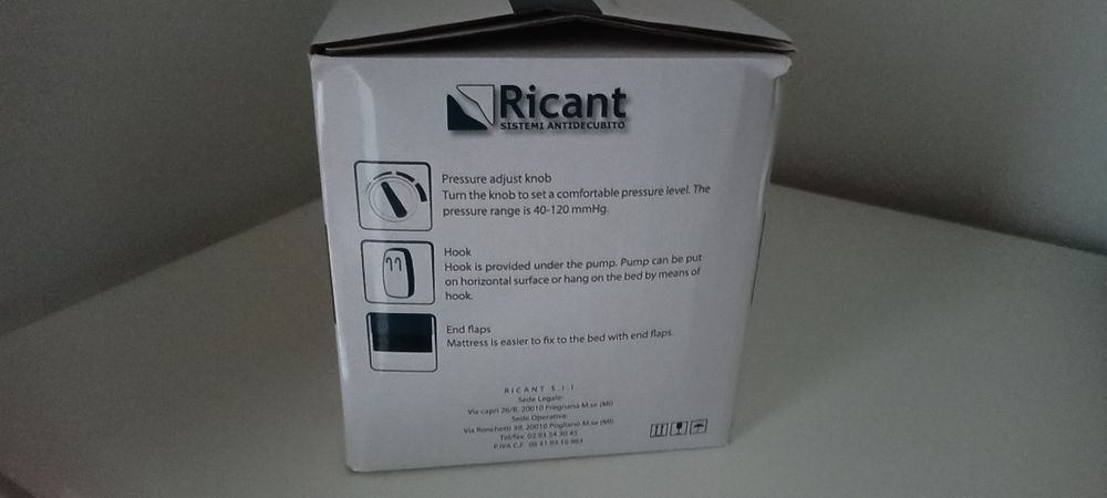 Colchão pneumático anti-escaras com compressor