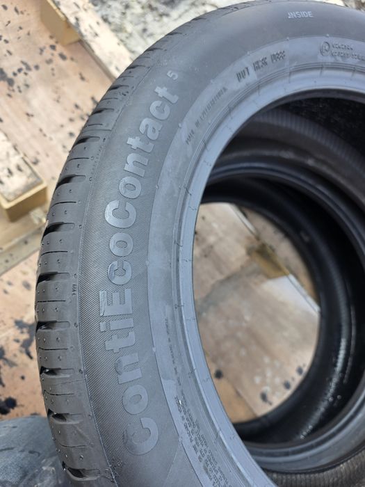 Шини 215/55r17 Continental  ContiEcoContact⁵ дві нові шини з запасок