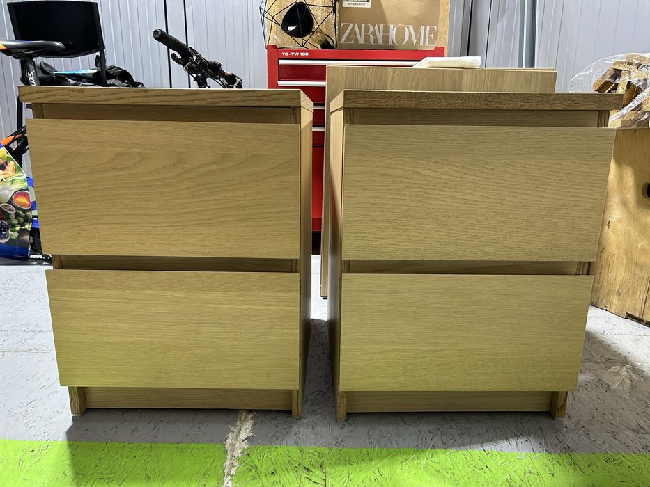 Mesas de cabeceira ikea malm