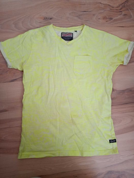 Petrol indsustries żółty t-shirt z krótkim rękawem r. 152