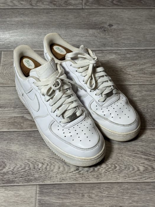 Nike air Force 1 Whithe Leather Sneakers