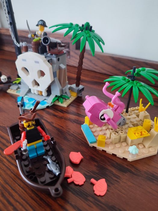 Klocki piraci Wyspa Skarbów typu LEGO moc