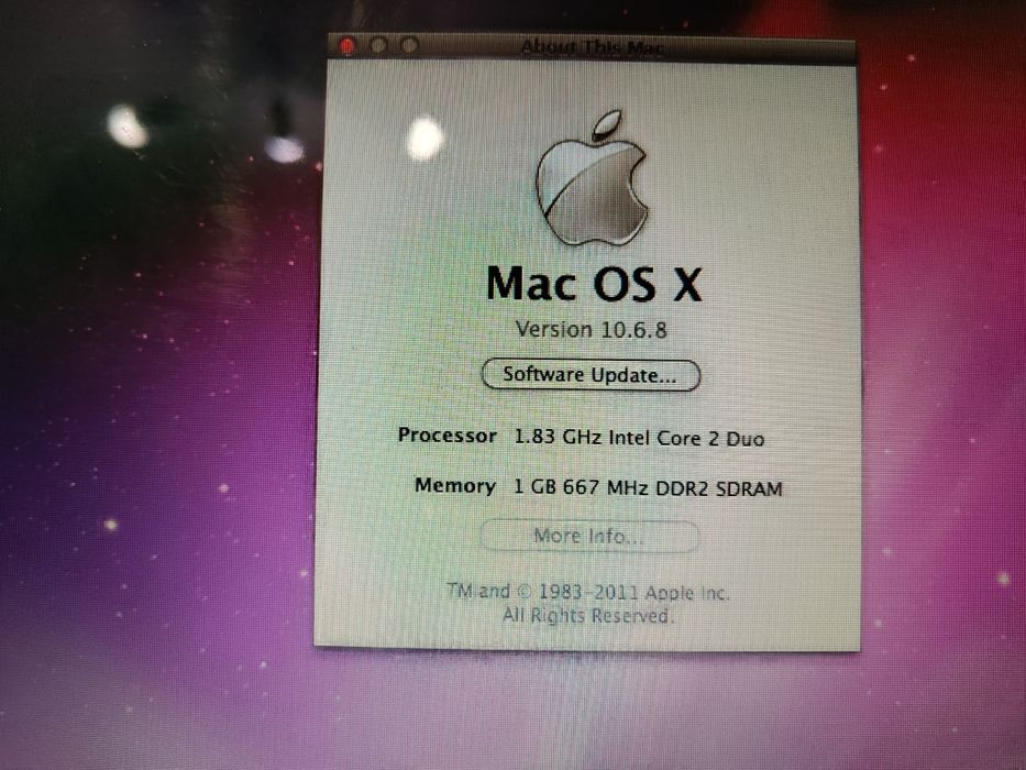 MacBook 2.1 funcional