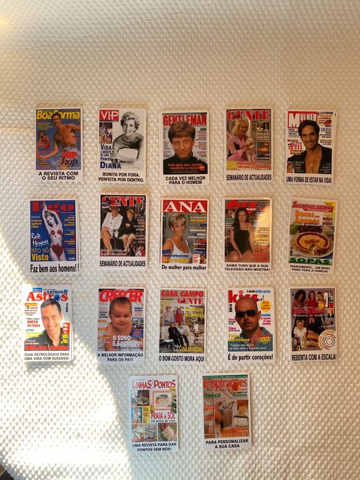 74 Calendários de bolso raros  1998