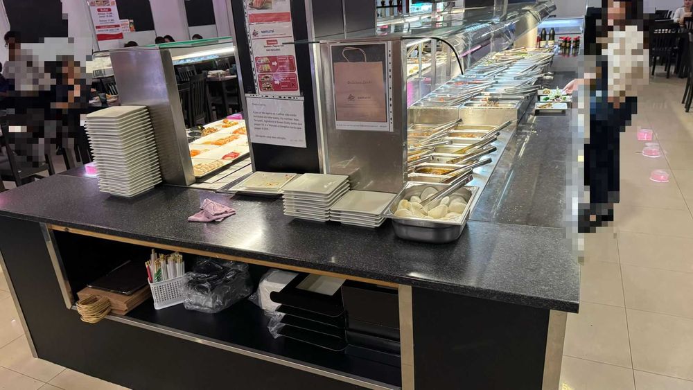 Bufê para frios e quentes